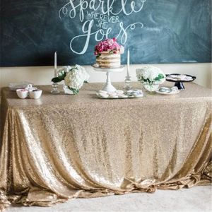 21 Colors Glitter Light Gold Sequin Tablecloth Wedding Table Cover Decoration Birthday Cloth for Party Multi Sizes 240322