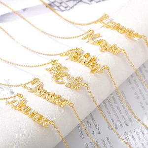 Collane di gioielli privati personalizzati personalizzati personalizzati intarsiati micro