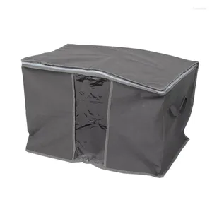 Storage Bags Clothes Beddings Bag Organizer Container Gray