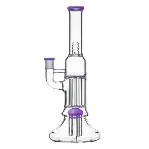 CCG Beaker Pillar Bongs Glass Water Pipes with Pillar Perc Joint ZZ