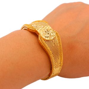 Braccialetti Adixyn 12pcs Dubai Gold Color Bracciale per donne uomini Africano Braggangano gioielli etiopi Etiopi Regali da sposa per matrimoni Festa N08116