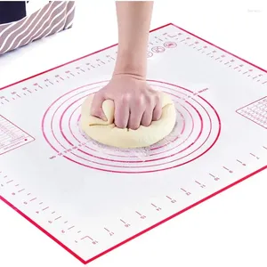 Baking Tools Resuable Pad Mat Silicone Pastry Rolling Kneading Sheet For Dough Counter Cookies Pie Kitchen