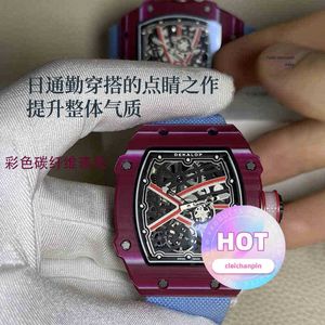 designer mens watch watches movement automatic luxury Luxury Mechanics Wristwatch Color Carbon Fiber Ne