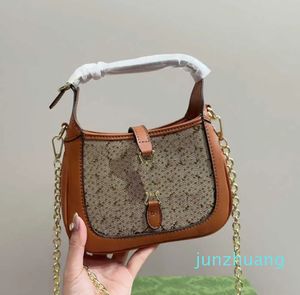 Designer - Handbag Lady Shoulder clutch purse Bags Crossbody Purse Leather Fashion Clutch Copper Letter Chain handbags