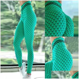 Yoga Outfits Women Push Up Gym Legging Print Running Fitness Pants Breathable Training Tights Sports Leggings Mallas Mujer Deportiva Dhdej