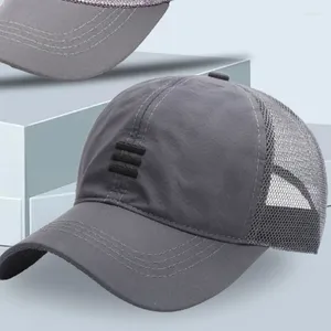 Top Caps Erkek Kadınlar Yaz Full File Beyzbol Kapağı Hızlı kuru soğutma güneş koruma yürüyüş spor koşu ayarlanabilir snapback şapka