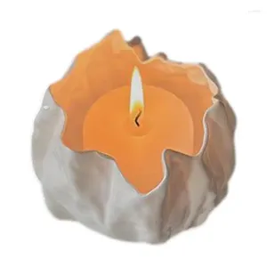 Portacandele Mini Base Tealight Decorativa in Ceramica Contenitore Creativo per Centrotavola Soggiorno Matrimonio