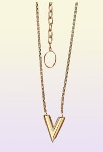 Classic Designer Pendant Charm Bracelets Gold Love V Necklace Fashion Jewelrys Wristband Plated Letter Simple Heart Luxury Pendant7083126