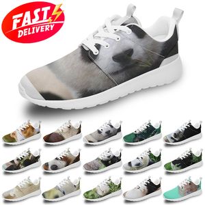 Men's running shoes black white red blue green beige pink grey casual men's and women's sports shoes outdoor walking jogging sports shoes customization 170-182