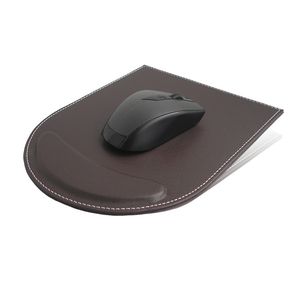 Solid Color Leather Mouse Pad Computer Desktop PU Wrist Pad Personality Wrist Mouse Pad Order Leather Hand Pad