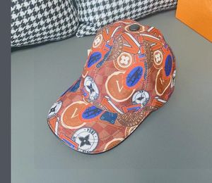 Designer Canvas Ball Hat Women Men Baseball Cap Luxury Letter Floral Print Fitted Hats Snapback Sunshade Sport Letter Casquette Beach Luxury Sun Hats