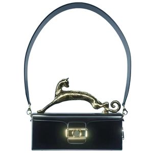 Designer Luxury Crossbody Shoulder Bag Pencil Bag Black Red Evening Bag Classic Cat Handle Wallet Handbags