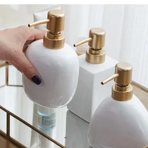 Дозатор для жидкого мыла, скандинавская керамика, бутылка для лосьона, кухонное дезинфицирующее средство для рук, портативный дорожный шампунь, аксессуар для ванной комнаты