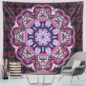 Arazzi 2024 Mandala Tapestry Wizardry Home Art Decorativo Hippie Bohemian Divano Coperta Materasso Yoga