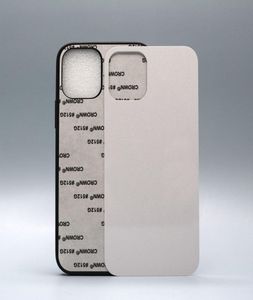 Custodia per sublimazione fai-da-te in gomma TPU 2D PER IPHONE 13 12 11 Pro Max con lamiera di alluminio Colla 50 pezzi lotto4141737