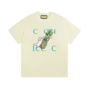 高級ブランドメンズデザイナーTシャツ男レディースTシャツと手紙のプリント半袖夏シャツの男性ルースティー