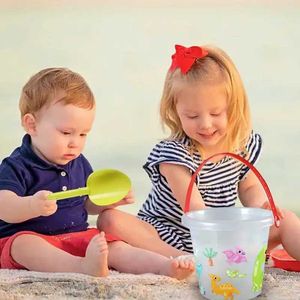 Play Water Sand Fun Toys 14pcs Toddler Bucket Beach Set Kids Travel Friendly Shovel Molds For 240403