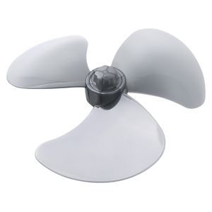 16 Inch Plastic 3 Leaves Fan Blades with Nut Cover for Standing Pedestal Fan Table Fanner General Accessories Household Parts