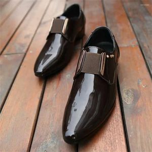 Sapatos de vestido mocasin baixo elegante festa masculina para casamento luxo homem tênis esporte autêntico na moda superior conforto