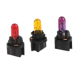 10PCS T5 SMD LEDカーライト自動車ライトエミッティングダイオード機器ゲージダッシュボード電球オートインテリアインジケーターランプ