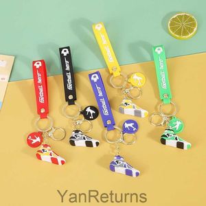 World Football Cup Shoe Pendant Creative Par Bag Sports Shoe Decoration Car Keychain Pendant