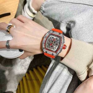 Luxury Mens Watch Richa M Högkvalitativ Watch Designer Automatisk mekanisk klocka Vattentät rostfritt stål Fodral Panchromatisk handledsgummi som säljer 3E8S