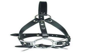 O ring costume party fancy dress leather strap spider mouth gag full spider gag R562036254