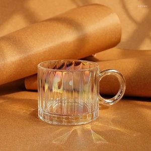Wine Glasses 1pc High Quality With Handle Glass Large Ear Mug Cup Coffee Heat-resistant Creative Simple