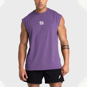 Män tank topp ärmlösa skjortor mesh andningsgymtröja män muskel t -shirt smal passform bodybuilding tank tee 240329