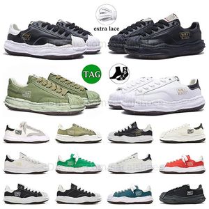 Berömda sneakers casual skor khaki rök vågiga suler plattform ungdom upplöst maison mihara yasuhiro chaussures vintage svart vita rosa tränare mmy druv dimma grå