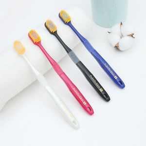 Japanese wide-head toothbrush bamboo charcoal soft bristle toothbrush interdental brush genuine high-end single department store wholesale