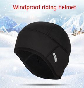 Унисекс под шлем, эластичная шапка-бини, лыжный головной убор, ушанки, зимняя велосипедная шапка для сноуборда, ветрозащитная, теплая9543369