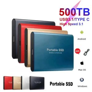 Pudełka dla Xiaomi 2024 Oryginalne przenośne SSD Highspeed 16TB 30TB Zewnętrzny pamięć dysków twardych TEPEC USB 3.1 interfejs laptopów na PC