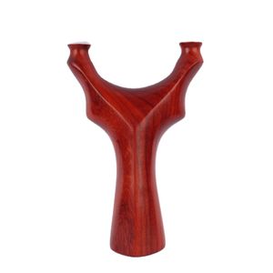 Catapult Quintessence Wooden Red Sandalwood Red Sandalwood Flat Leather Sports Slingshot Red Sandalwood Shooting Slingshot