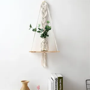 Wall Stickers Hand-woven Pendant Macrame Hanging Art Woven Tapestry Bohemian Crafts Decoration Gorgeous For Home Bedroom