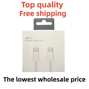 OEM -kvalitet 1m 3ft USB PD 20W 12W Typ C till C Super Fast Charging Cords Snabb iPhone Charger Cord iPhone -kabel för iPhone 14 13 12 11 X Pro Max och Samsung Android -telefoner