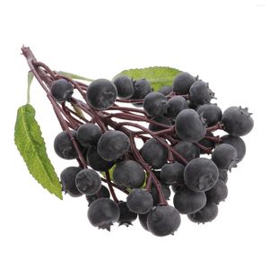 Party Decoration Props Simulation Blueberry Decor Food Realistic Foam Artificial Greenery Fruits