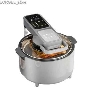 Air Fryers Fryer Fryer Mose Smitional Multifunctional Truple Cruction Free Open Electric Fryer Automatic Fryer Y240402