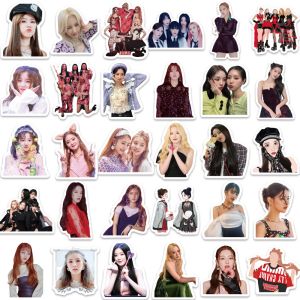 10/50 шт./Набор (G) I-DLE GRAFFITI Stickers Корейская группа Girl Group наклейки Lomo Cards Gidle Альбом Girls I Burn Photocard