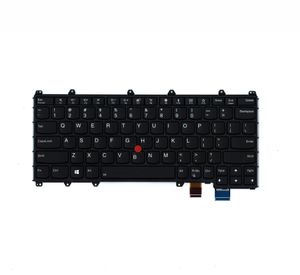 Tastiera americana portatile con retroilluminazione per laptop Lenovo IBM Thinkpad X380 Yoga 01HW575 01HW615