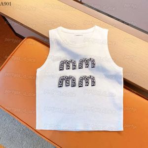 Croped Women T Shirt Knit ärmlösa tank tops sexiga casual svarta vita tankar ank ops anks ank ops anks s