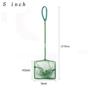 Portable Fish Net Long Handle Aquarium Accessories Fish Tank Landing Fishing Net Fish Migrate Cleaning Maintenance Tool Parts