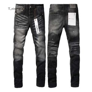 Designer Purple Brand for Men Women Pants Summer Hole Hight Quality Brodery Jean Denim Trousers Mens Purple Jeans 81 354