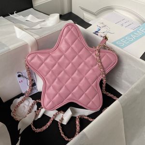 Couro real moda estrela bolsa de ombro espelho qualidade carteira sacos legais para adolescentes 11 cores disponíveis luxo socialite pequena bolsa crossbody com caixa