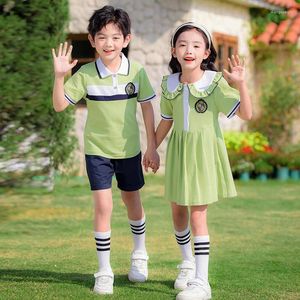 Clothing Sets Design Summer Children Clothes Short Sleeve T Shirt Suits Kids Sports Wear Set School Uniform Kindergarten Sport
