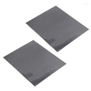 Pencere Çıkartmaları Filmleri 2 PCS Isı Transferi 30x25cm Siyah HTV Demir Tişört Pres Makinesi için