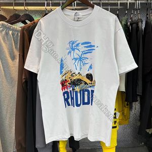 extravagant shirt short sleeves designer mens shirts rhude shorts women sweatpants hight quality shirt clothes summer luxury cotton letter printing tops beach