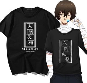 Anime Bungo Streunende Hunde T-shirt Männliche Dazai Osamu Kurzarm Tops Casual Shirts T Unisex Harajuku Manga Cartoon T Hemd männer7471920