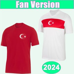 2024 Türkei Nationalmannschaft Herren-Fußballtrikots AKTURKOGLU KAHVECI UNAL Heim-Auswärts-Fußballtrikots Kurzarmuniformen