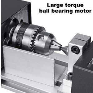 Mini torneira atualizada Máquina 12V-24VDC 96W Mini acessórios de moagem de torno de madeira para DIY Ferrilha de madeira de madeira DIY ferramenta rotativa